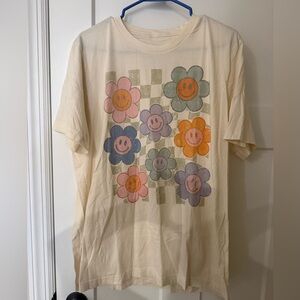 Oversized Flower Tshirt